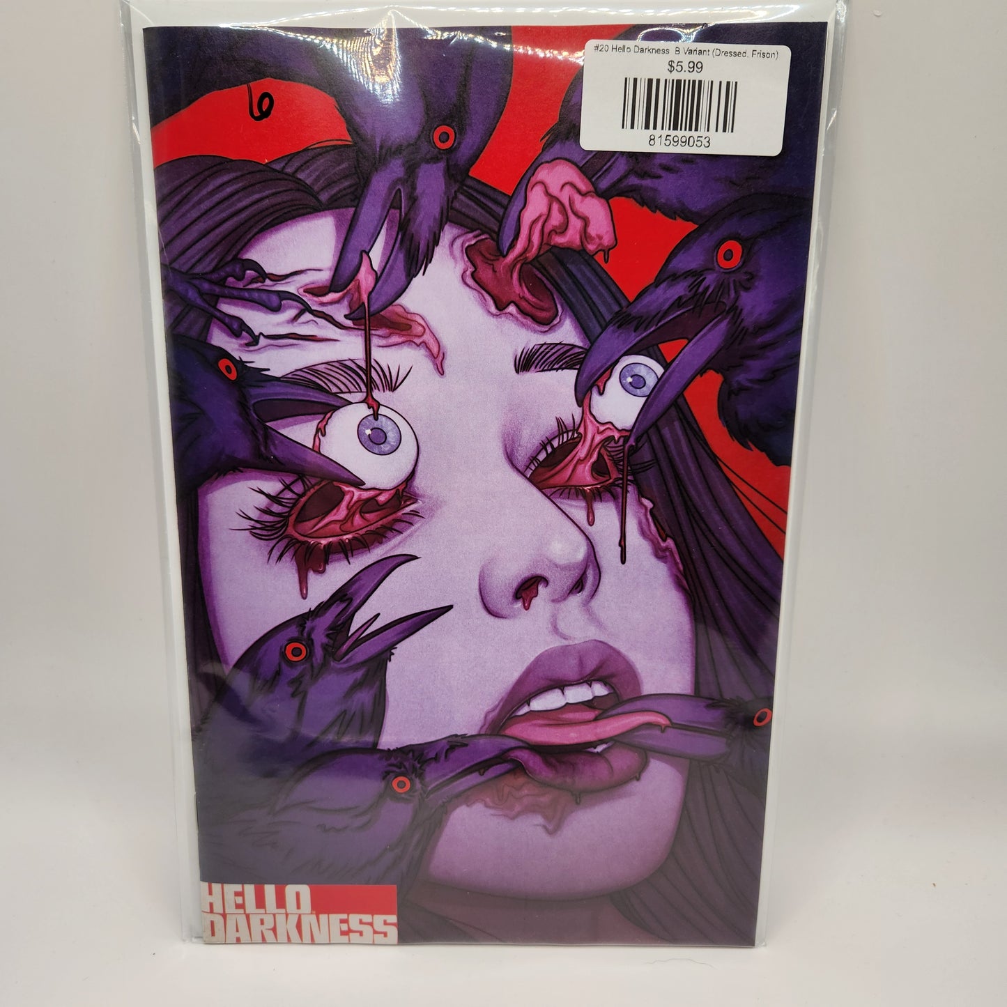 #20 Hello Darkness  B Variant (Dressed, Frison)