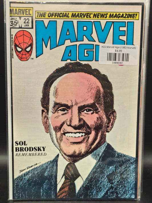 #22 Marvel Age (1983 Marvel)