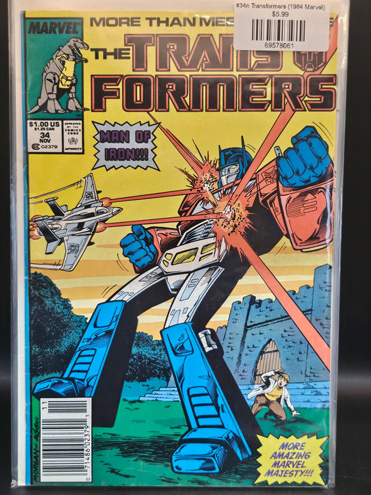 #34n Transformers (1984 Marvel)