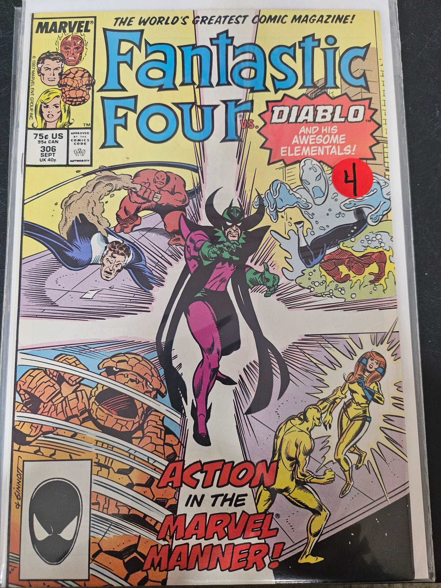 101.122 Fantastic Four – #306 – v1 (1961–1995)