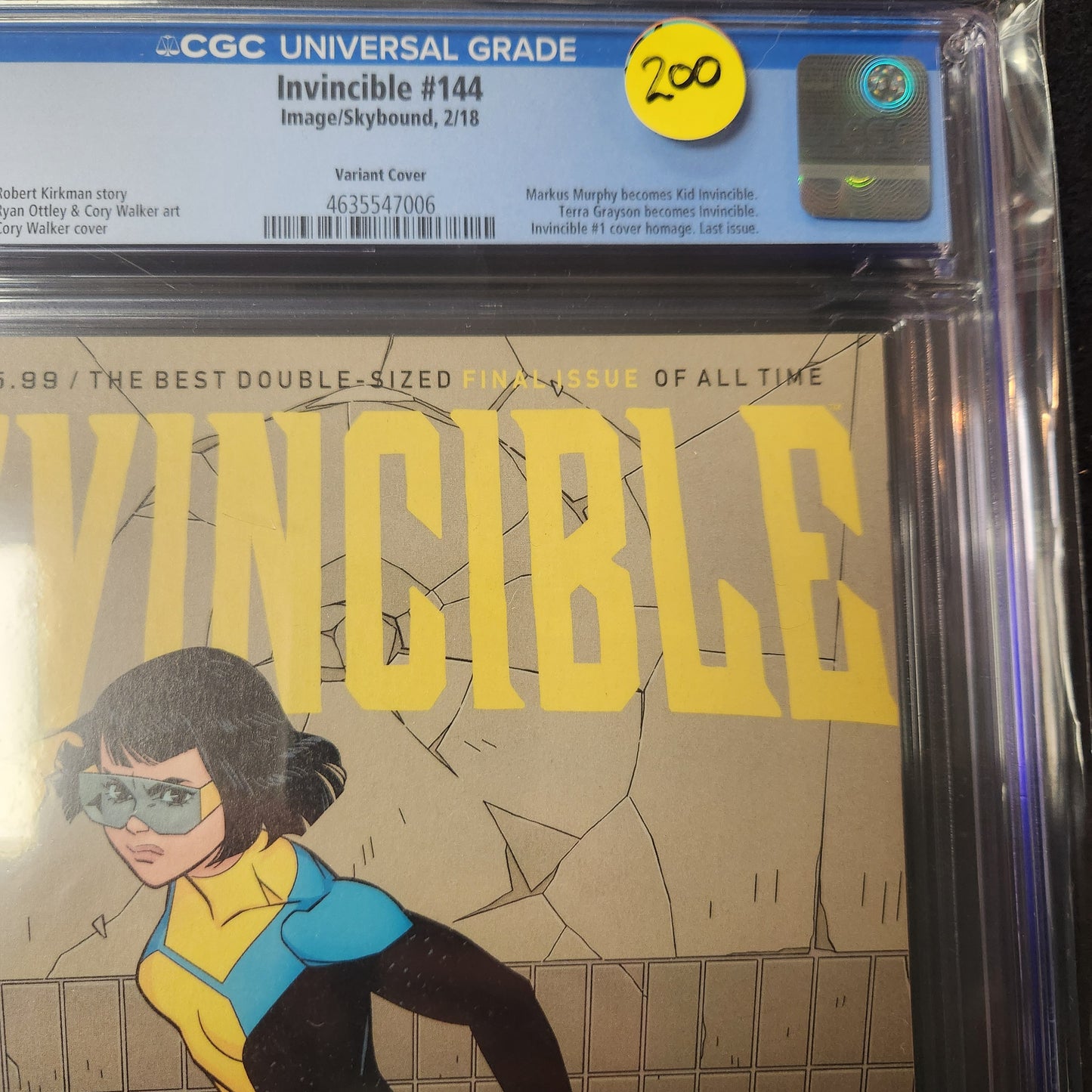 Invincible Slab #144 (2018)