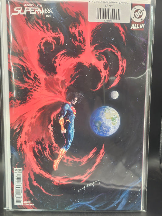 #23C (Juan) ABSOLUTE SUPERMAN (JUAN FERRERYA CARD STOCK VAR)