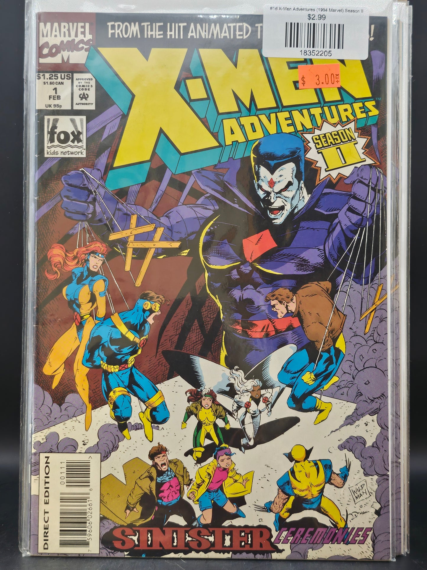 #1d X-Men Adventures (1994 Marvel) Season II