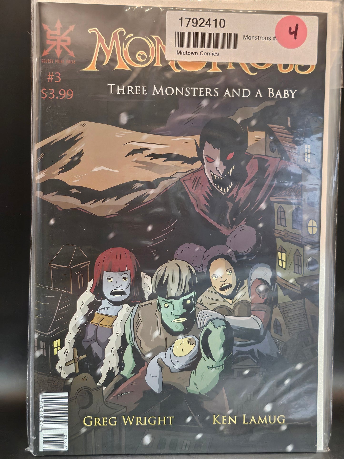 #1-4 Monstrous European Getaway (2019 Source Point Press)