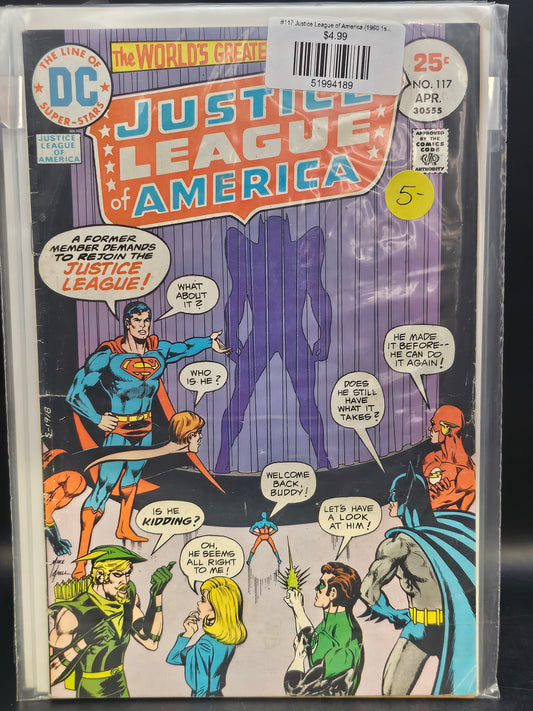 #117 Justice League of America (1960 1st Series)