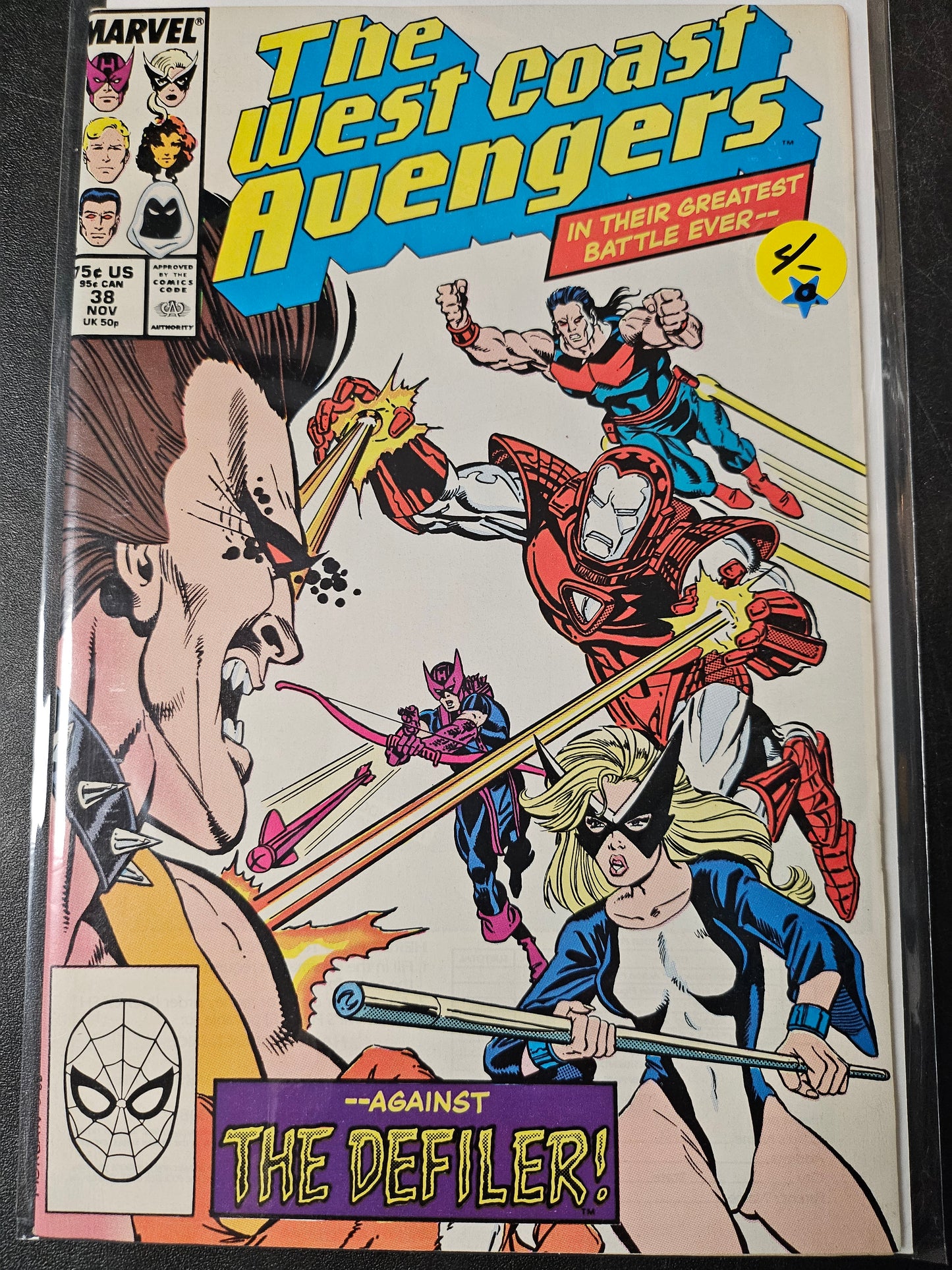 West Coast Avengers – Marvel Comics – (1985–1989) – Volume 2 – #38