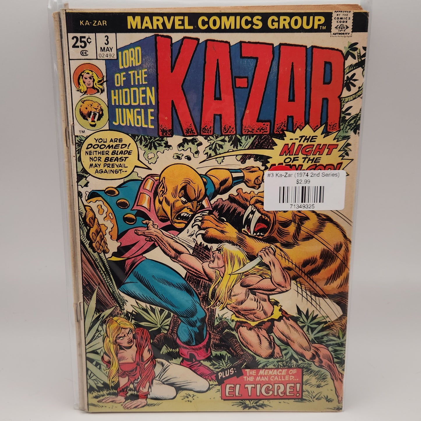 #3 Ka-Zar (1974 2nd Series)