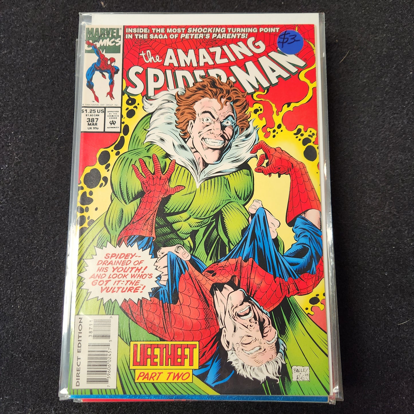 Amazing Spiderman V1 1963–1998 #387 (1994) — Lifeheft Part Two
