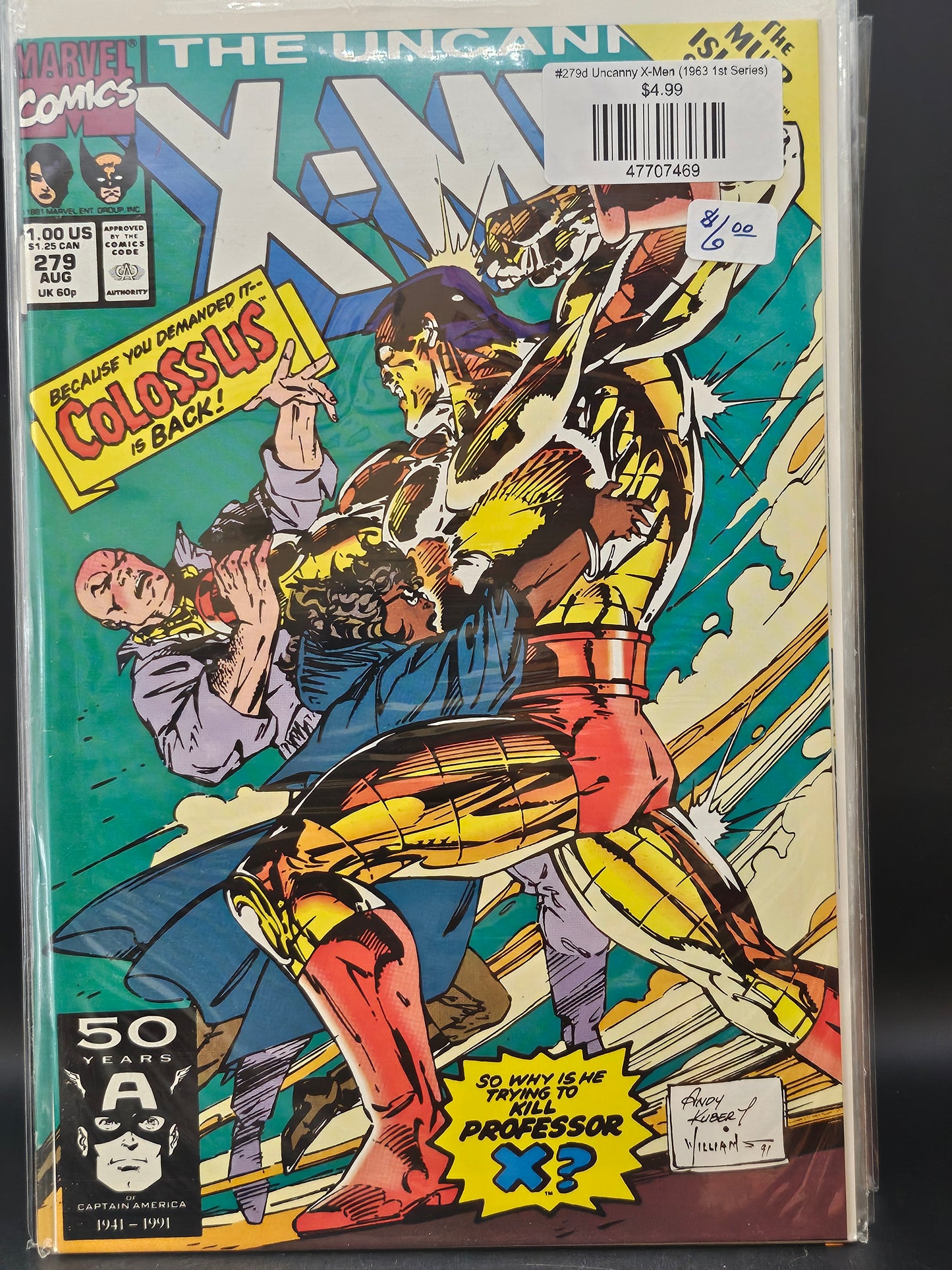 #279d Uncanny X-Men (1963 1st Series)