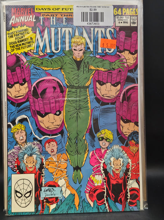 #6d Annuals New Mutants (1983 1st Series)