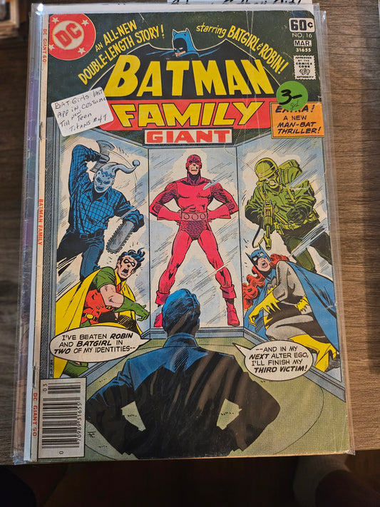 Batman Family (1975) – DC Comics – (1975–1978) – Volume 1 – Limited Series – #16