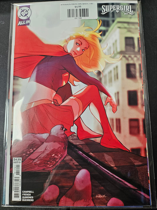 #17B (Karl) SUPERGIRL (KARL KERSCHL CARD STOCK VAR KINGDOM OF ZOD)