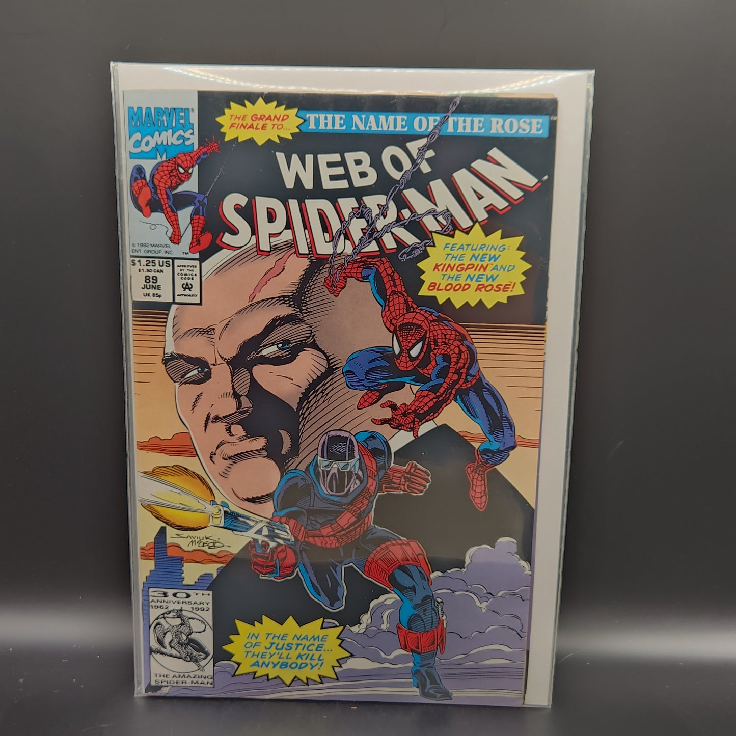 #89D Web of Spider-Man (1985 1st Series)
