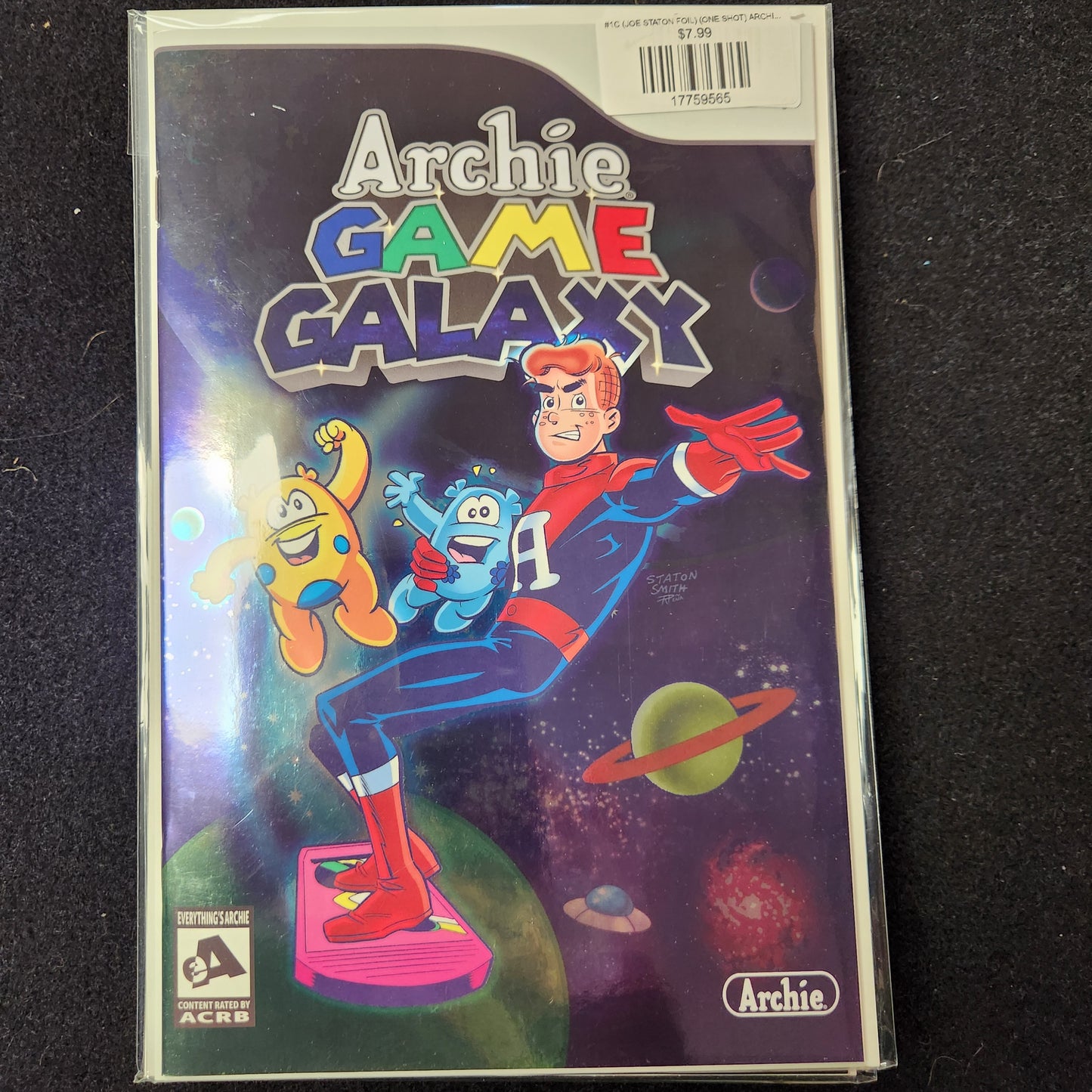 #1C (JOE STATON FOIL) (ONE SHOT) ARCHIE COMICS 85TH ANNIVERSARY PRESENTS ARCHIE GAME GALAXY (VAR Limited to 1000 copies Allocations May Occur)