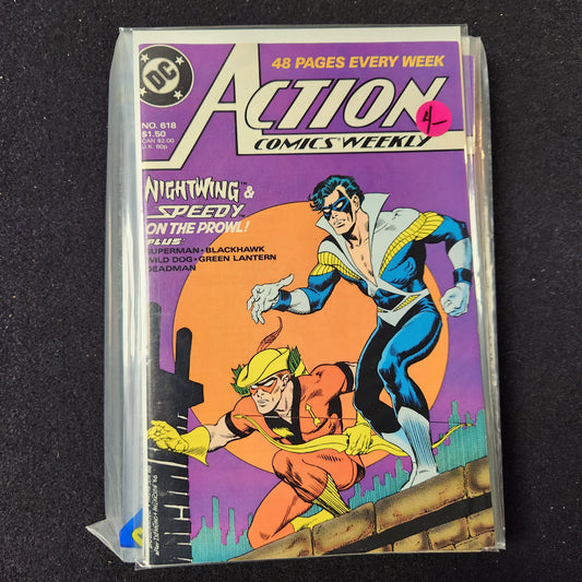 Action Comics #618 - Nightwing and Speedy (DC 1988)
