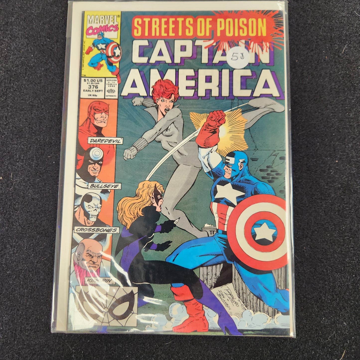 Captain America – Marvel – 1968–1996 – Volume 1 – Ongoing Series – #376