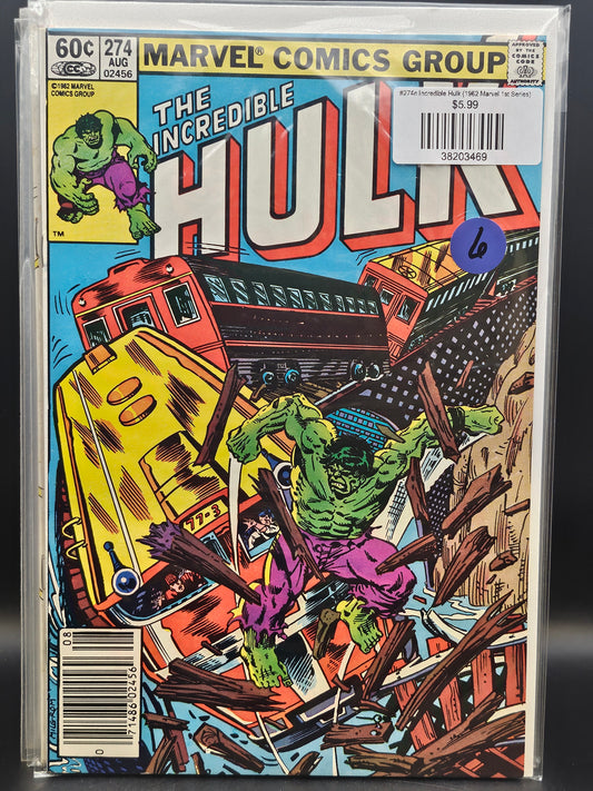 #274n Incredible Hulk (1962 Marvel 1st Series)