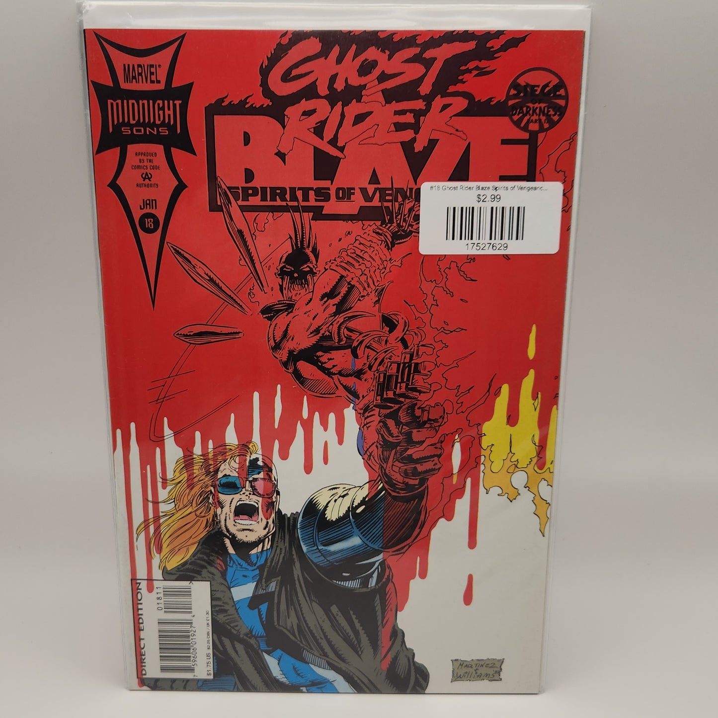 #18 Ghost Rider Blaze Spirits of Vengeance (1992 Marvel)