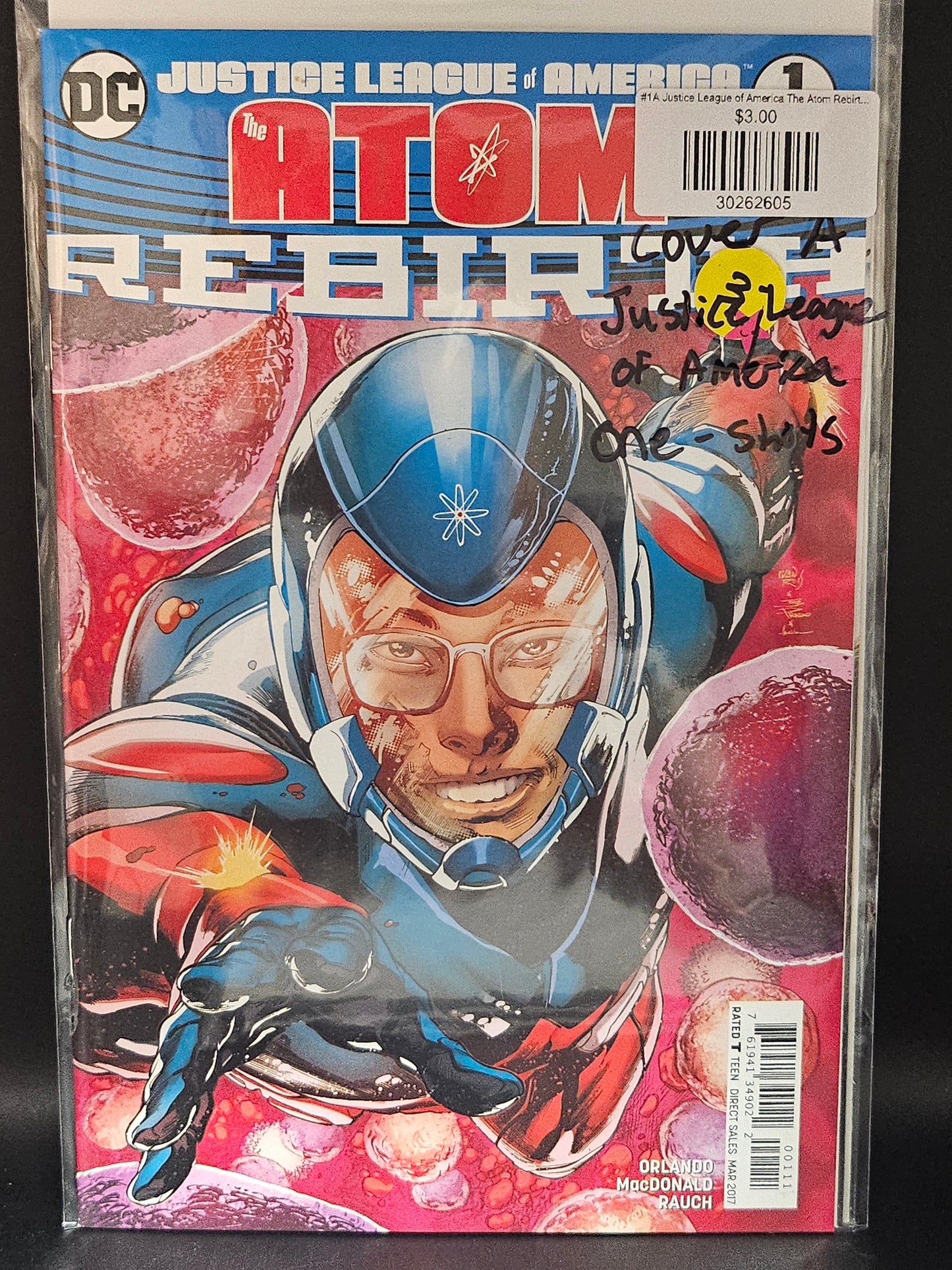 #1A Justice League of America The Atom Rebirth (2016)