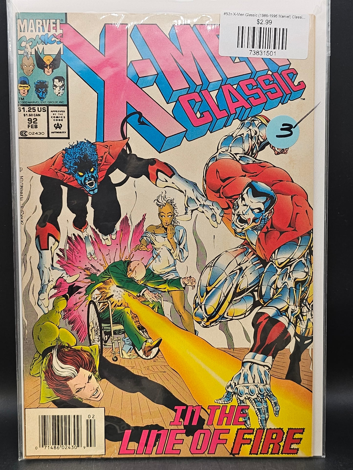 #92n X-Men Classic (1986-1995 Marvel) Classic X-Men