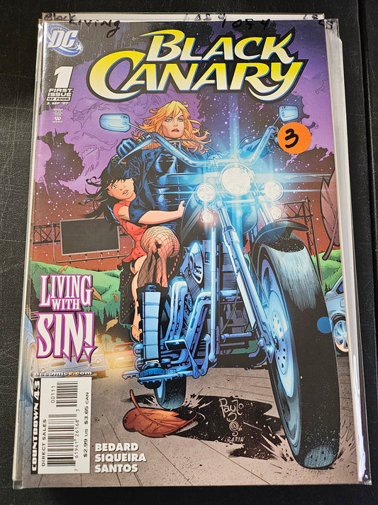Black Canary – DC Comics – (2007) – Volume 3 – Limited Series - #1 of 4