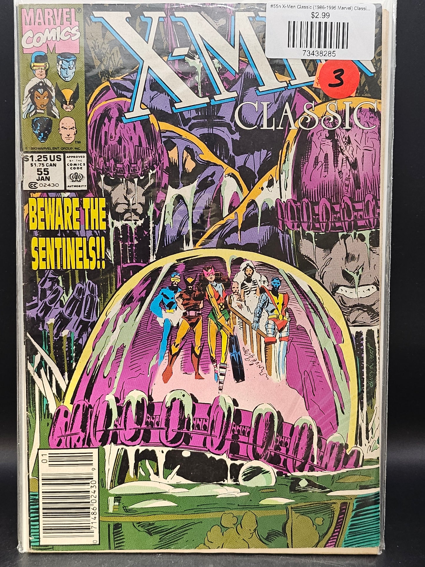 #55n X-Men Classic (1986-1995 Marvel) Classic X-Men