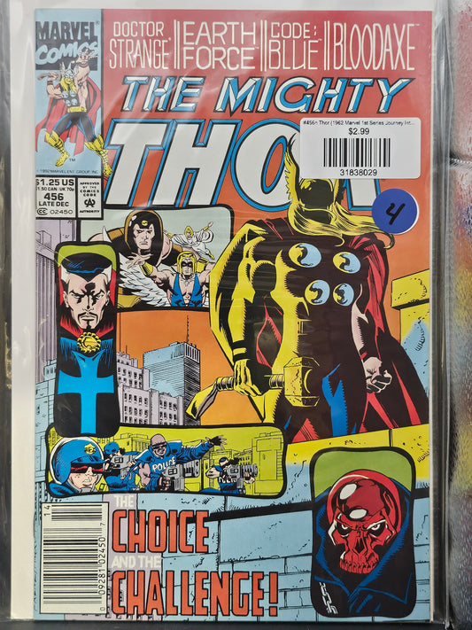 #456n Thor (1962 Marvel 1st Series Journey Into Mystery)