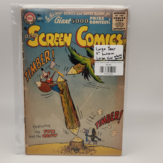 #102 Real Screen Comics (1945)