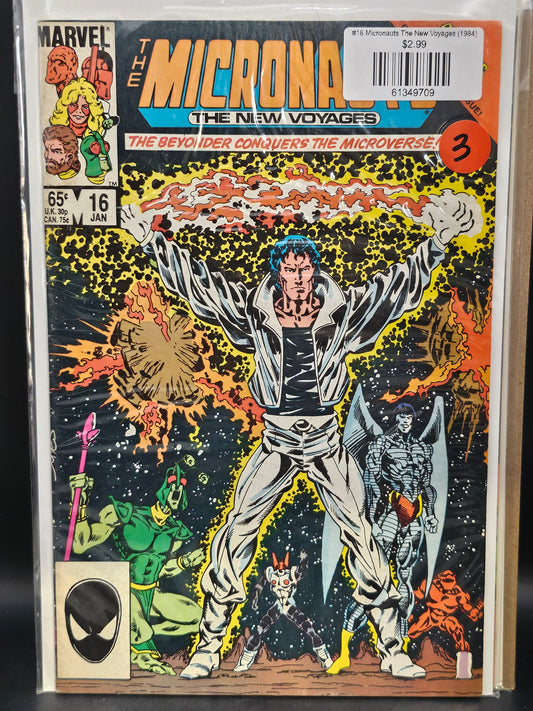#16 Micronauts The New Voyages (1984)