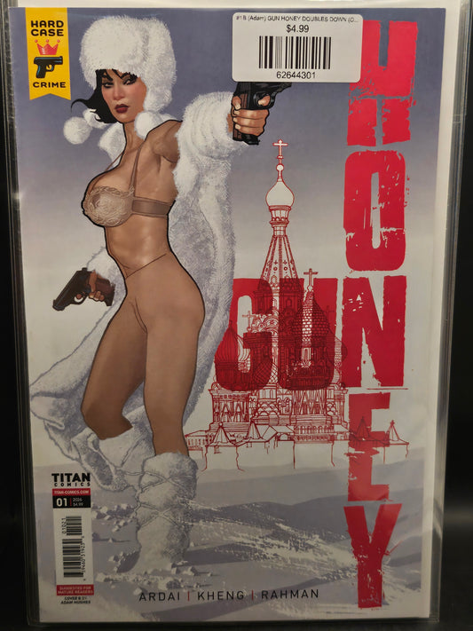 #1B (Adam) GUN HONEY DOUBLES DOWN (OF 4 ADAM HUGHES VAR MR)