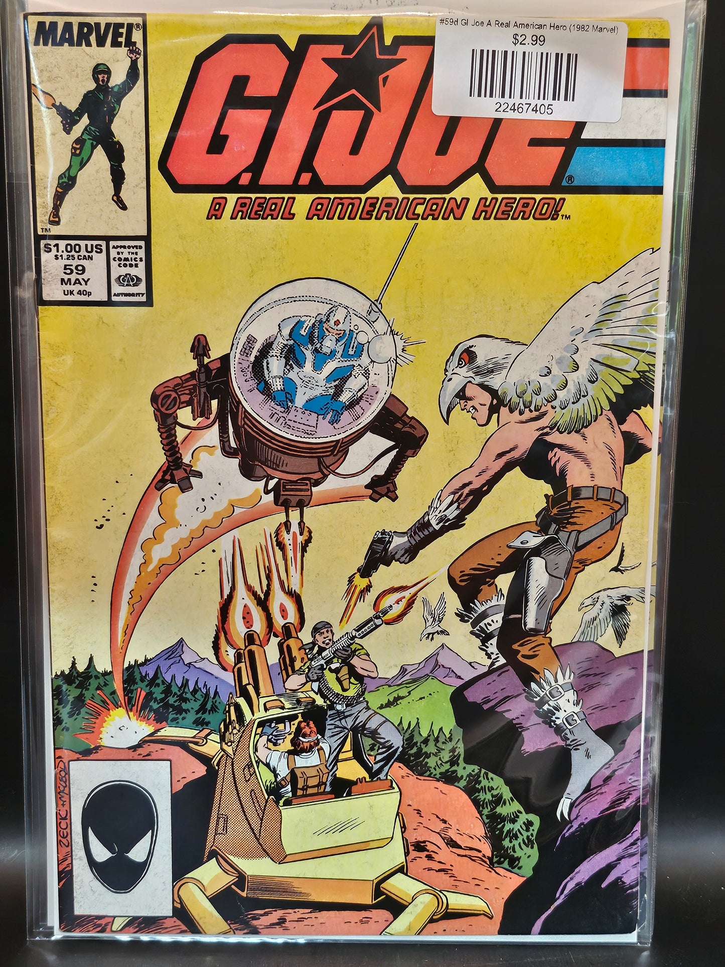 #59d GI Joe A Real American Hero (1982 Marvel)