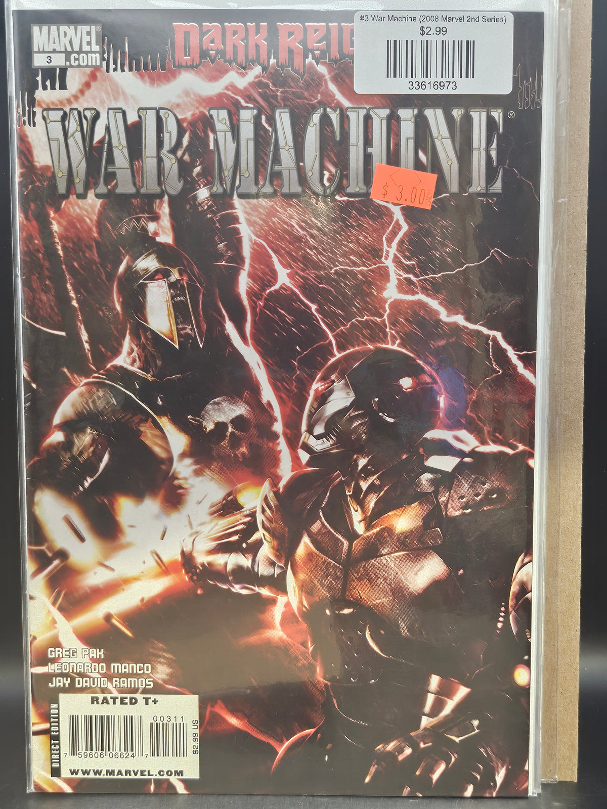 #3 War Machine (2008 Marvel 2nd Series)
