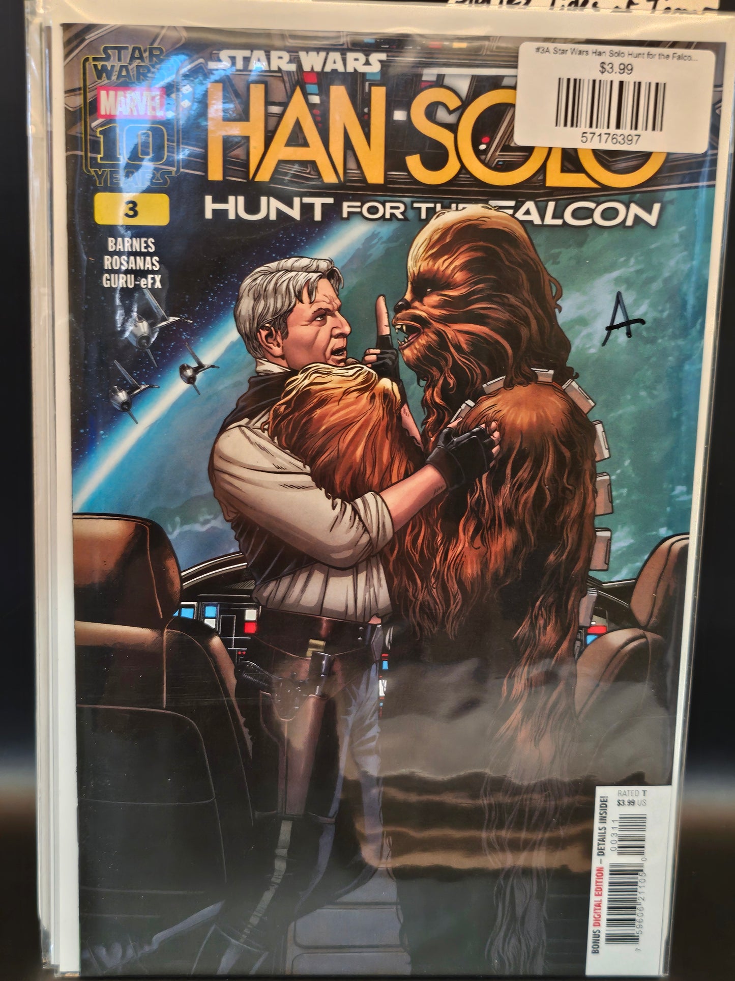 #3A Star Wars Han Solo Hunt for the Falcon (2025 Marvel)