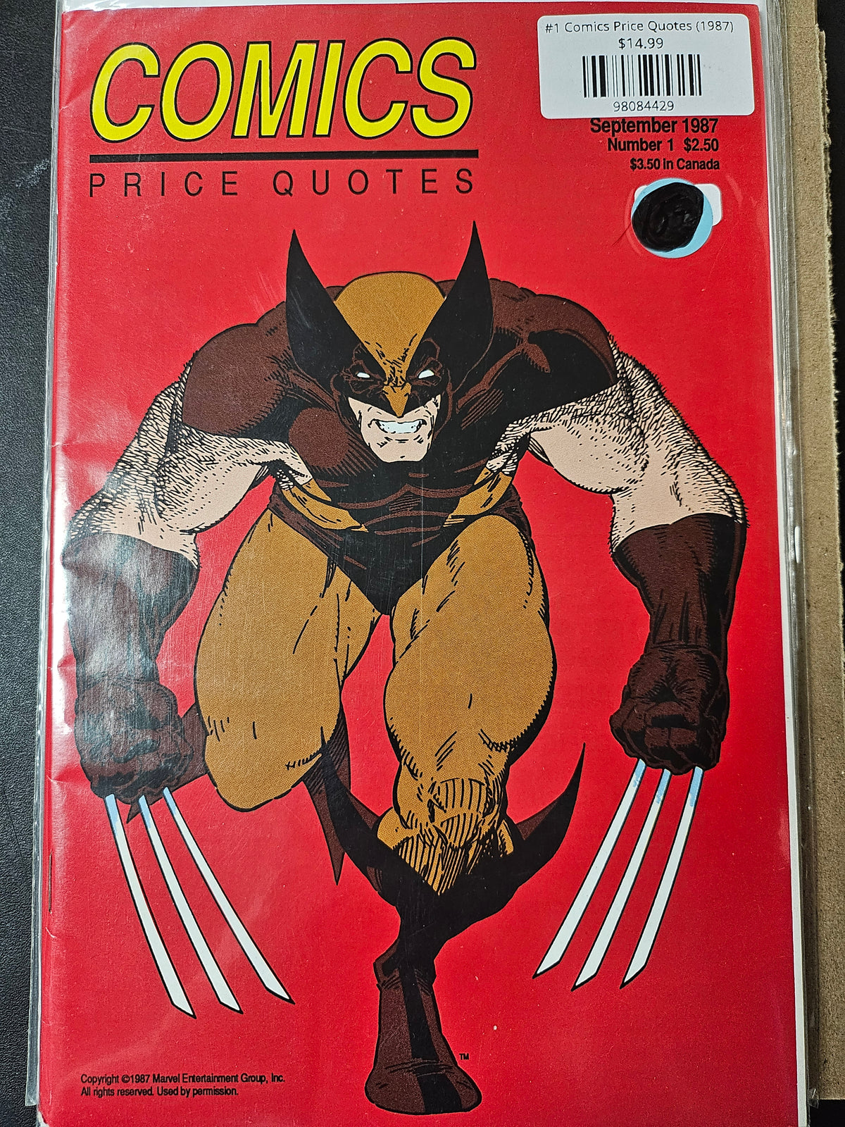 #1 Comics Price Quotes (1987)