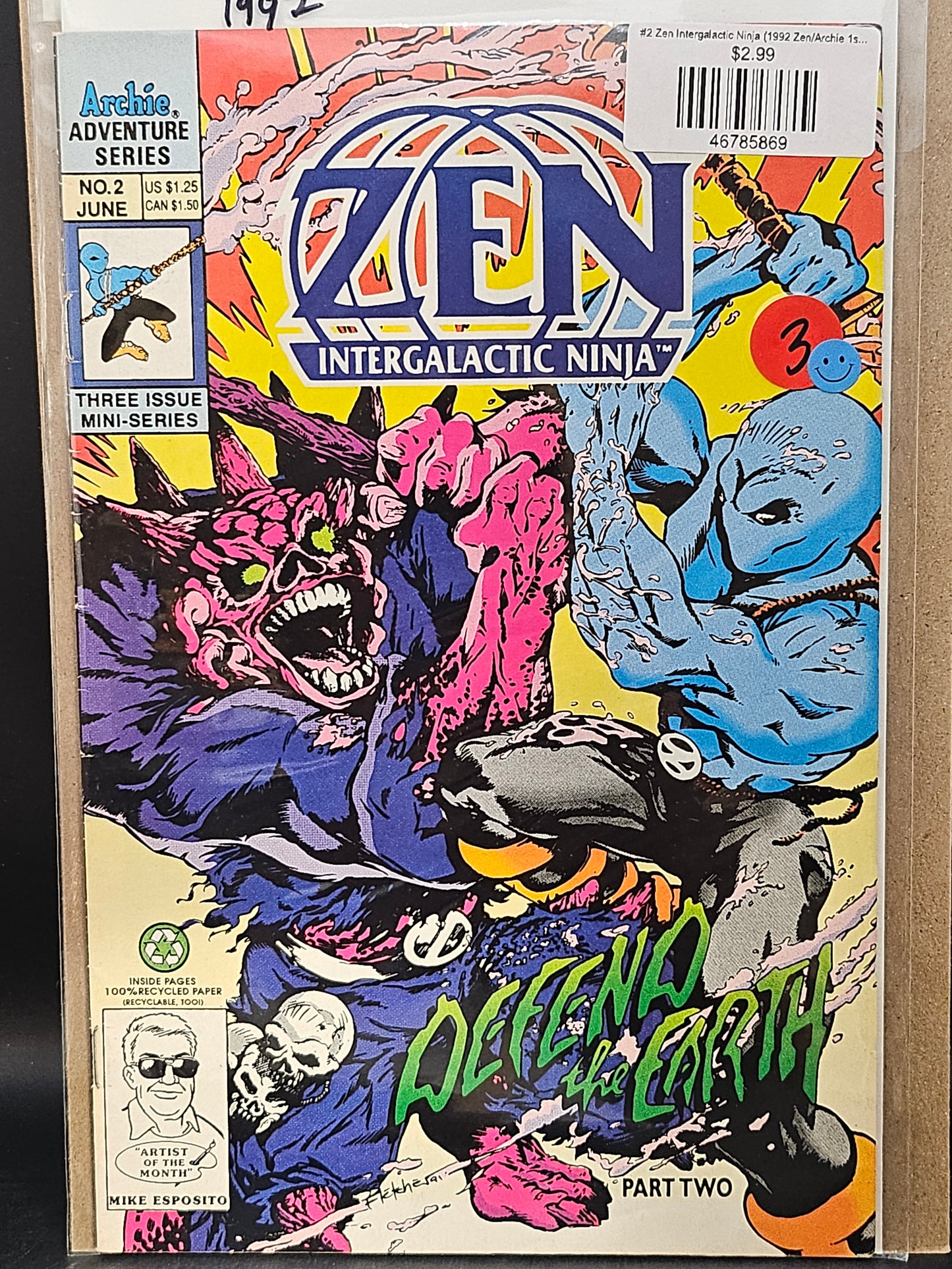 #2 Zen Intergalactic Ninja (1992 Zen/Archie 1st Series)