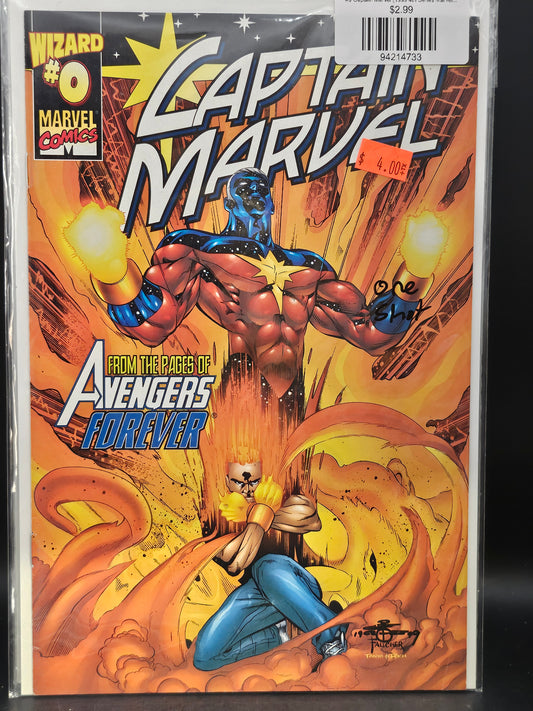 #0 Captain Marvel (1999 4th Series Marvel) Wizard Zero