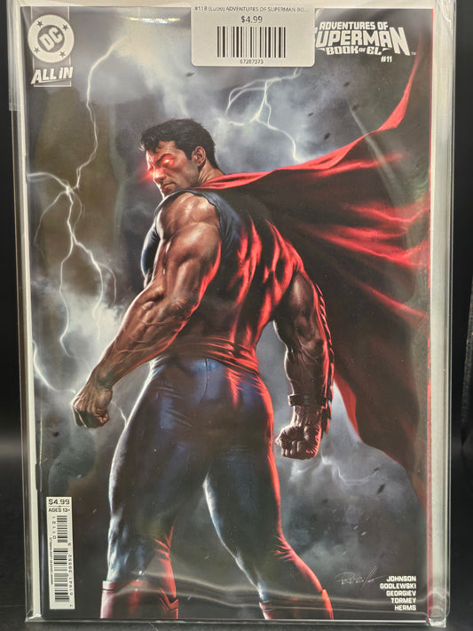 #11B (Lucio) ADVENTURES OF SUPERMAN BOOK OF EL (OF 12 LUCIO PARRILLO CARD STOCK VAR)