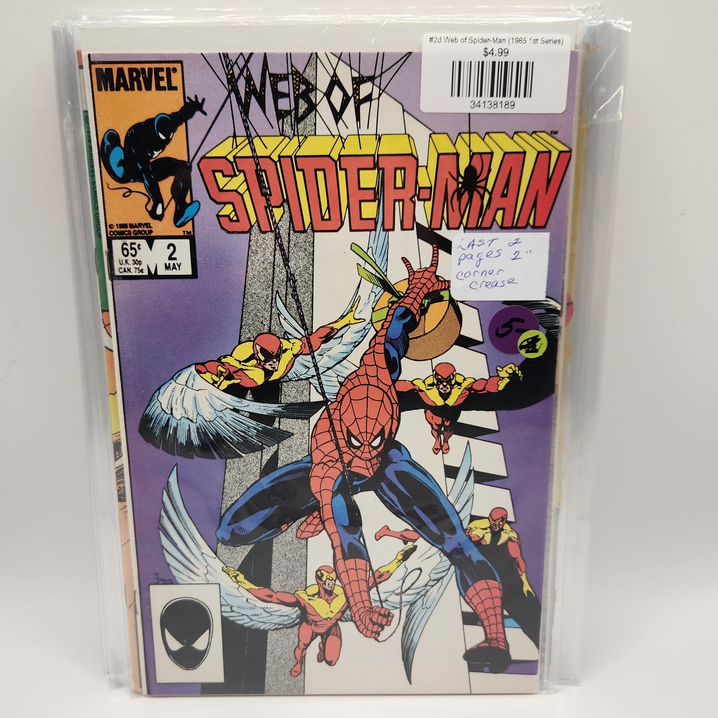 #2d Web of Spider-Man (1985 1st Series)