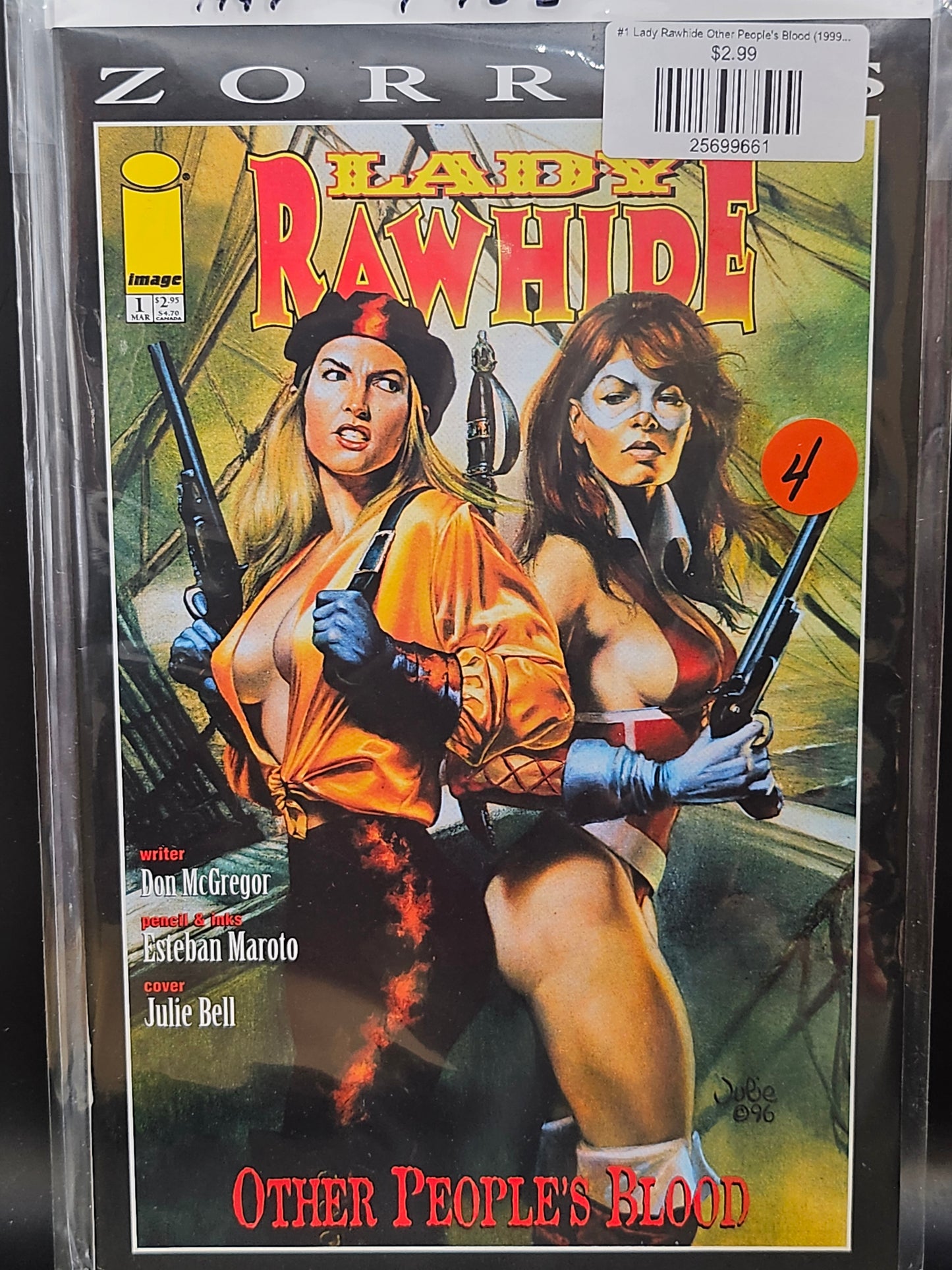 #1 Lady Rawhide Other People's Blood (1999) Reprint