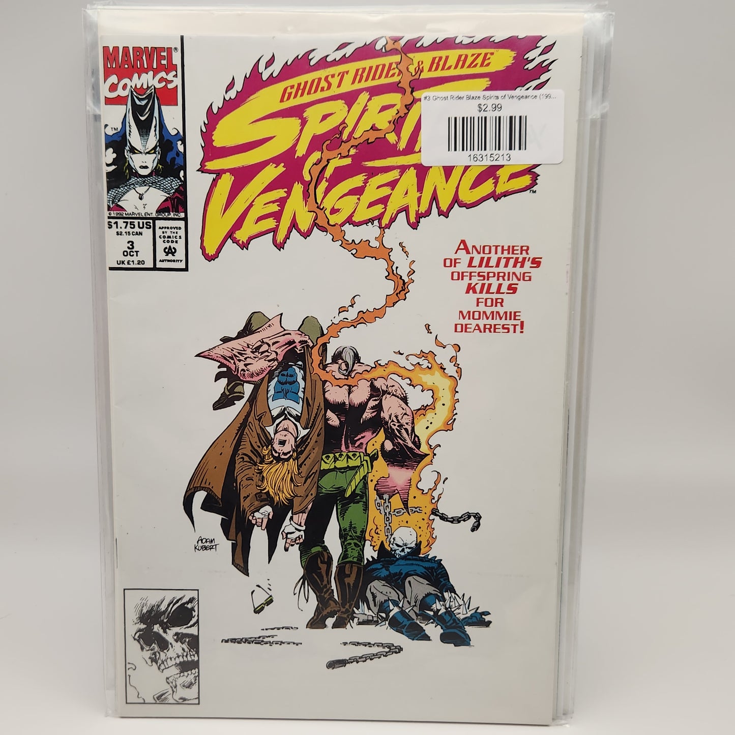 #3 Ghost Rider Blaze Spirits of Vengeance (1992 Marvel)
