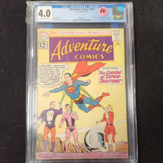 Adventure Comics Slab #293 (1962)