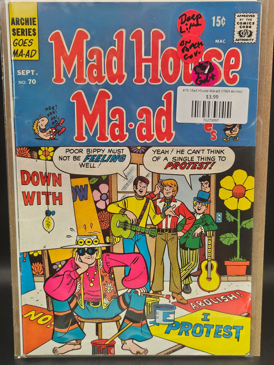 #70 Mad House Ma-ad (1969 Archie)