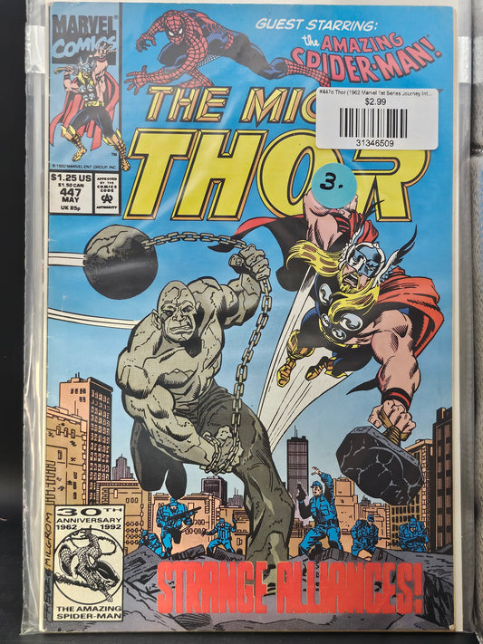 #447d Thor (1962 Marvel 1st Series Journey Into Mystery)