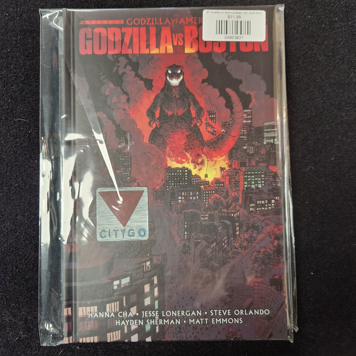 #1 Godzilla vs. America Boston HC (2026 IDW)