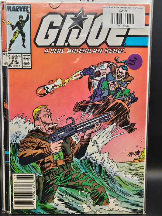 #60n GI Joe A Real American Hero (1982 Marvel)