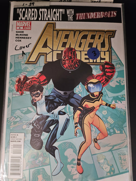 #3 Cover A - Avengers Academy (2010)