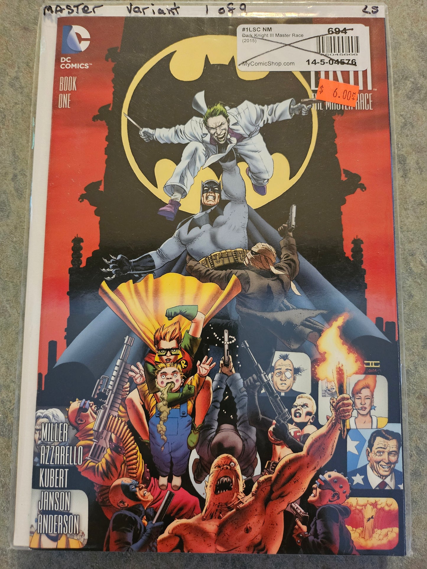 Dark Knight III: The Master Race – DC Comics – (2015–2017) – Volume 1 – Limited Series – #1 of 9 - Cover LSC Lone Star Comics/mycomicshop.com exclusive