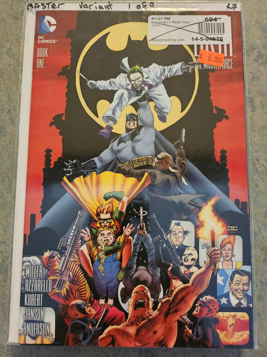 Dark Knight III: The Master Race – DC Comics – (2015–2017) – Volume 1 – Limited Series – #1 of 9 - Cover LSC Lone Star Comics/mycomicshop.com exclusive