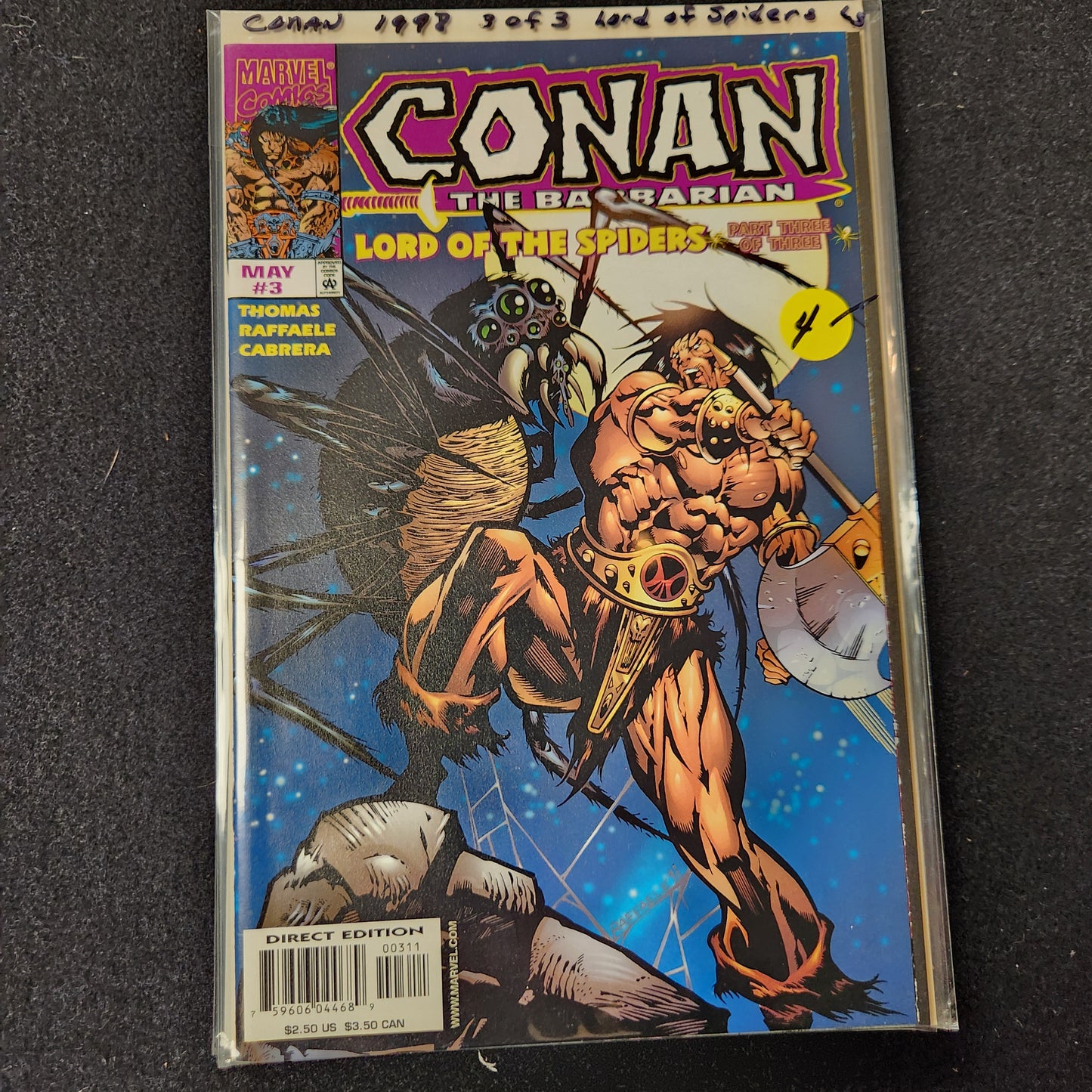 Conan: Lord of the Spiders – Marvel Comics – 1998 – Volume 1 – Limited Series – #3 of 3