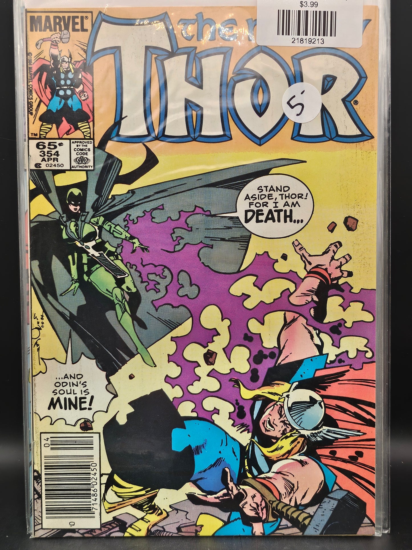 #354n Thor (1962 Marvel 1st Series Journey Into Mystery)